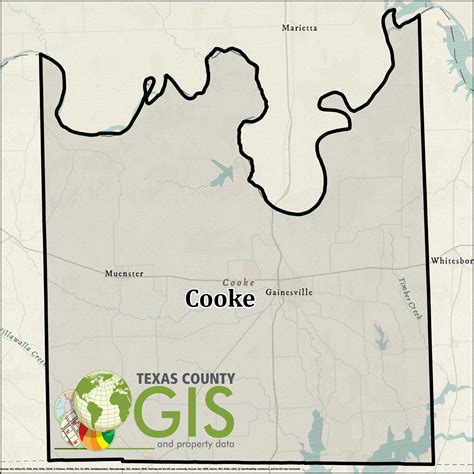 Cooke County Shapefile and Property Data - Texas County GIS Data