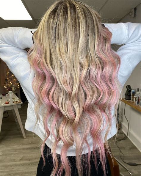 Baby Pink Balayage In 2020 Long Hair Styles Balayage My Hair