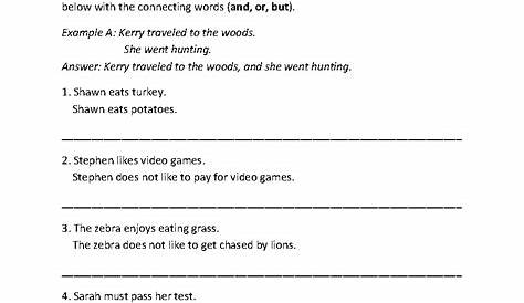 Grammar Worksheets | Sentence Structure Worksheets
