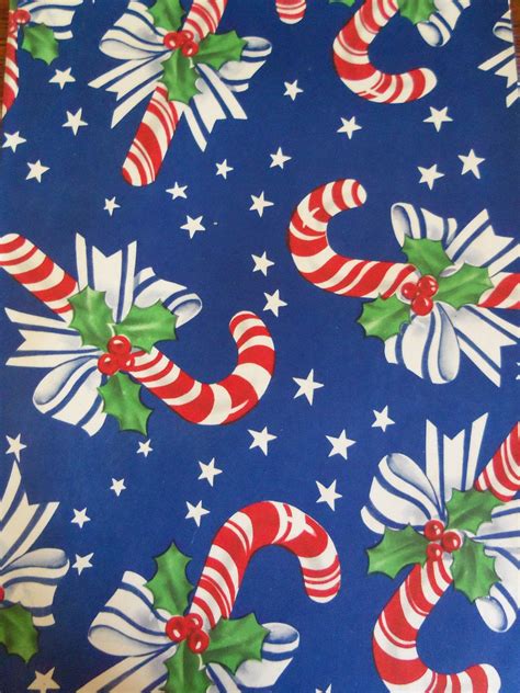 You are a great source of inspiration. Vintage Christmas Wrapping Paper-1940's Candy Canes