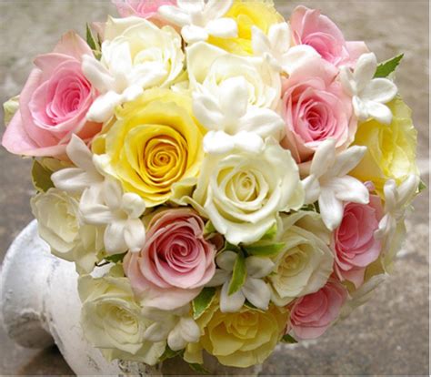 Get inspired with our handpicked collection of flower pictures hd to 4k quality available for commercial use download now for free! Wedding posy light yellow roses pink and white stephanotis ...