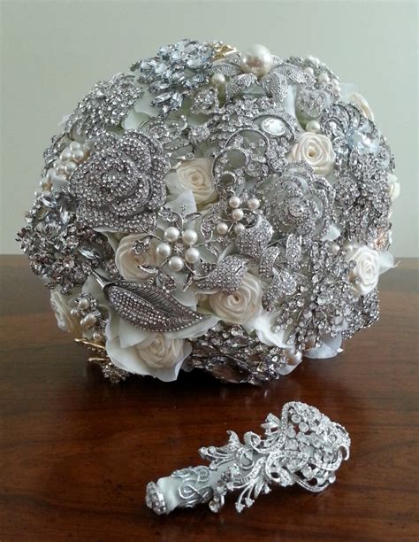 Diy Bridal Brooch Bouquet Kit Creates A Medium Large Bouquet