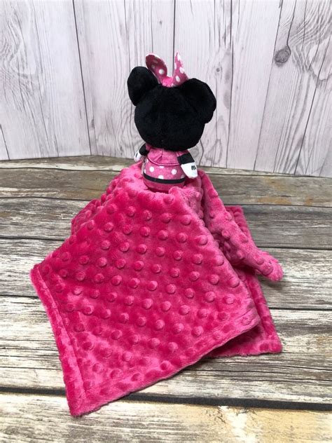 Minnie Mouse Lovey Security Blanket Minnie Mouse Plush Baby Etsy
