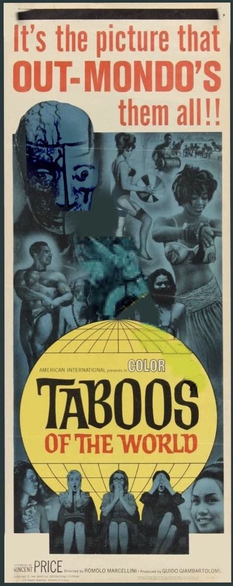14 X 36 Taboos Of The World Released April 1965 Mondo Type