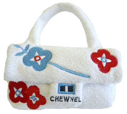 Check spelling or type a new query. Chewnel Purse Dog Toy White Floral | Designer Puppy ...