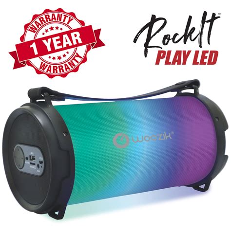 Maybe you would like to learn more about one of these? Woozik Rockit Play LED Bluetooth Speaker, Wireless Loud ...