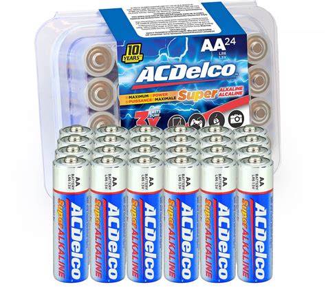 Acdelco Aa Super Alkaline Batteries 24 Count