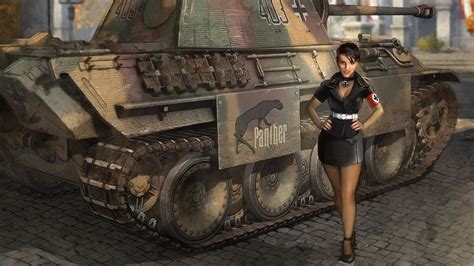 Images World Of Tanks Nikita Bolyakov Tank Female Vdeo X