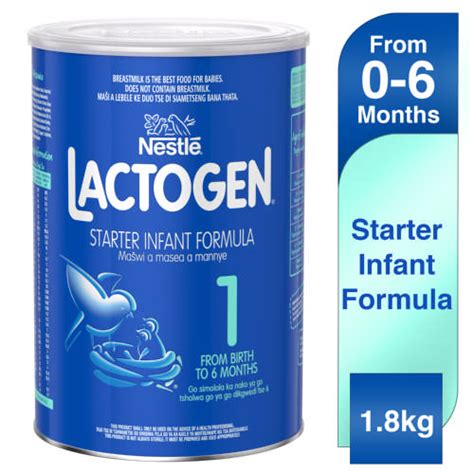 Introducing baby's first foods can be fun. Nestle Lactogen Starter Infant Formula Stage 1 1.8kg ...