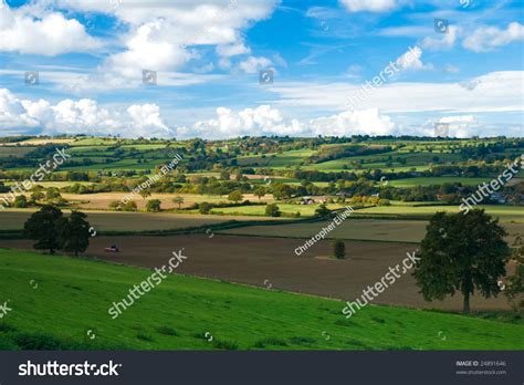 Rich Farmland Shropshire Hills Uk Stock Photo 24891646 Shutterstock