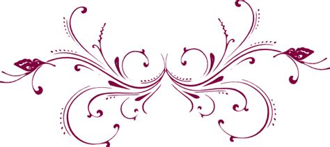 Purple Butterfly Scroll Clip Art At Clker Vector Clip Art Online