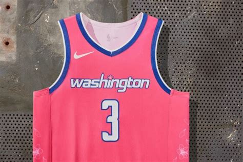 Washington Wizards 2223 City Edition Uniform Cherry Blossoms