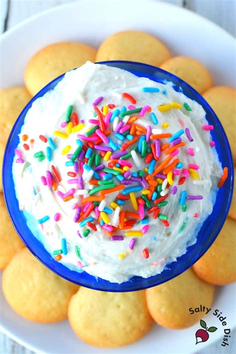 Tiktok Funfetti Dip With Cake Batter 5 Min Recipe Easy Side Dish Recipes