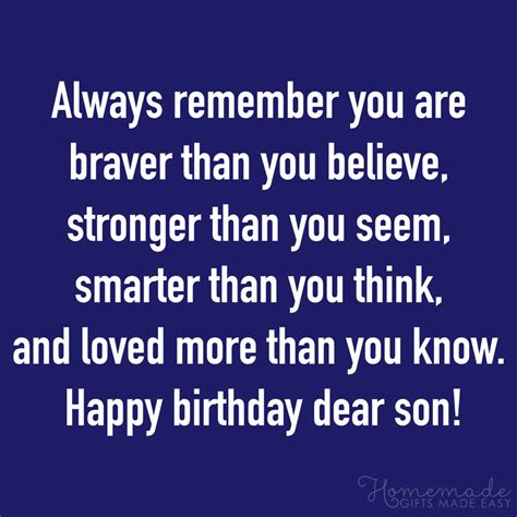 Mother Son Birthday Quotes
