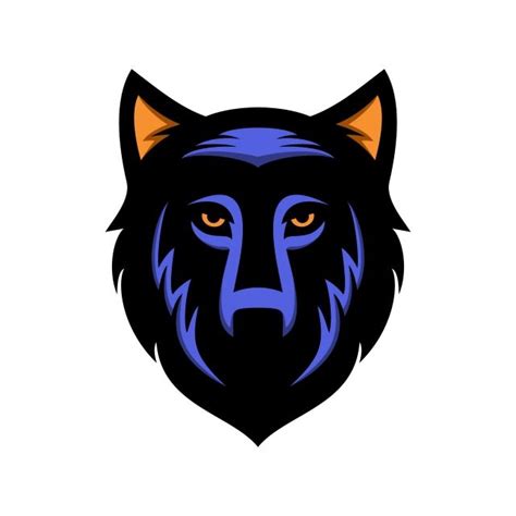 Desain Logo Serigala Serigala Logo Kepala Png Dan Vektor Dengan