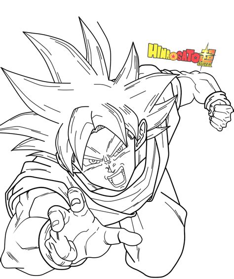 Cool Goku Ultra Instinct Coloring Pages Mewarnai Islami