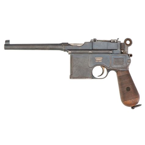 Von Lengerke And Detmold Marked German Mauser Large Ring C96 Pistol