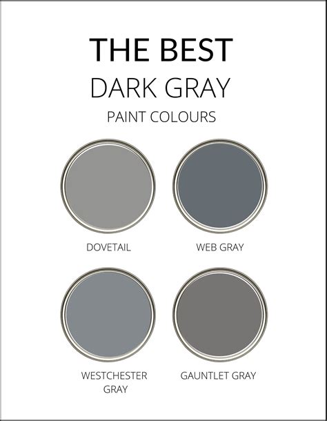 Sherwin Williams 8 Best Dark Gray Paint Colours Kylie M Interiors