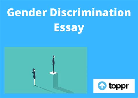 Gender Discrimination Paragraph Writing Meaningkosh