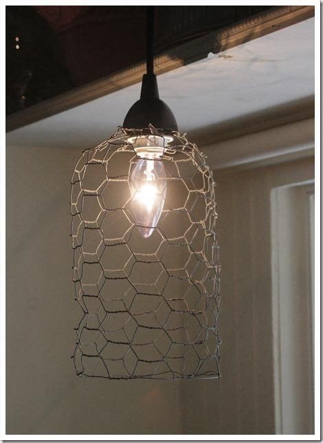 Diy Chicken Wire Pendant Light Diy Home Decor Crafts
