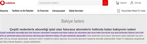 Vodafone Turkcell T Rk Telekom Hat Sahipleri Tl Para Iadeniz Kt
