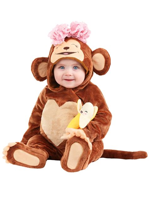 Cutie Monkey Costume For Infants