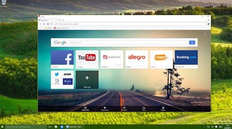 Opera is a secure browser that is both fast and full of features. Building Opera browser for Windows 10