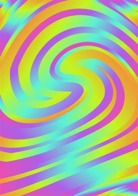 Free Abstract Pink Blue And Orange Twirling Vortex Background