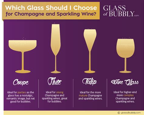 Free Champagne And Sparkling Wine Infographics Glass Of Bubbly