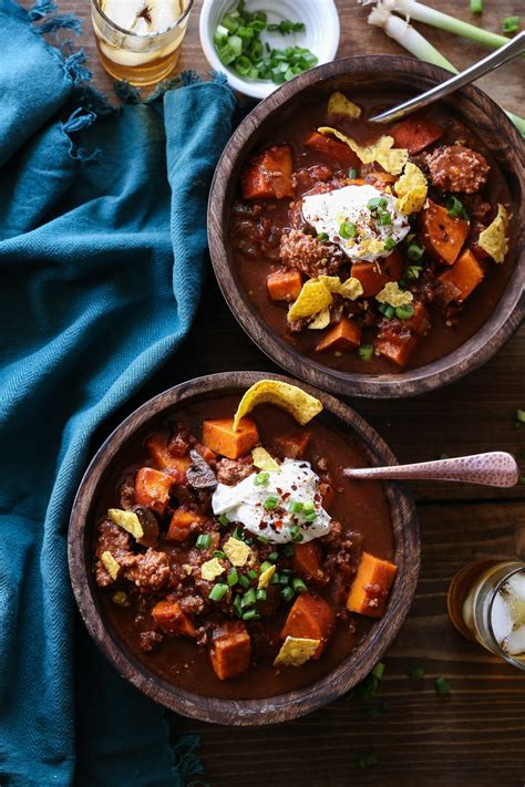 Maybe you would like to learn more about one of these? Crock Pot Boozy Bison and Sweet Potato Chili - bean-free ...