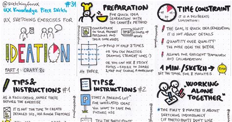 Ux Sketching Exercises For Ideation Part 1 Crazy8s By Krisztina