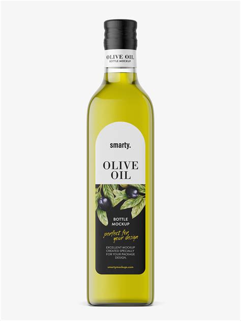 Olive Oil Bottle Mockup Smarty Mockups