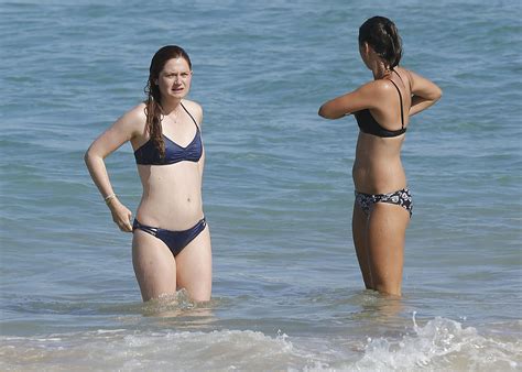 Harry Potter Celebrity Bonnie Wright Shows Off Her Bikini Body The