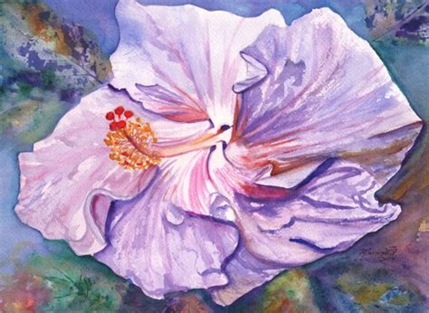 Hibiscus Watercolors Original Watercolor Paintings Kauai