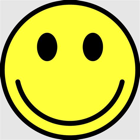 Ico Emoticon Smiley Facial Expression Happiness Smile Yellow