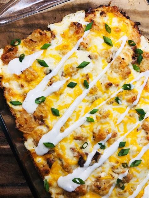 Chicken and rice casseroles are pure comfort food. Chicken Bacon Ranch Tater Tot Casserole - Cooks Well With Others | Recipe | Tater tot casserole ...