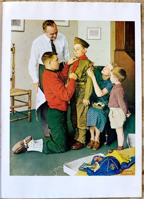 Norman Rockwell Poster Boy Scouts Of America 1946 The Best