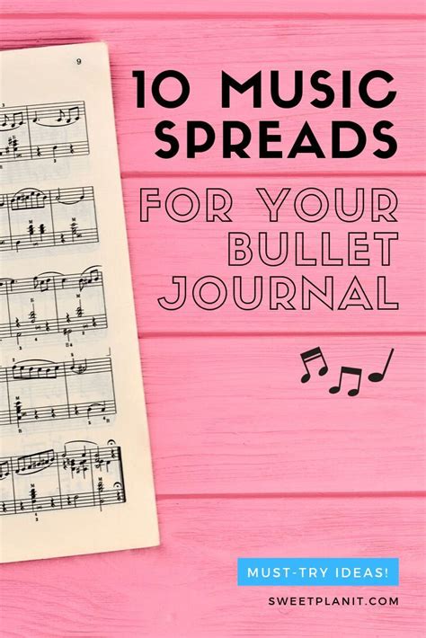 10 Bullet Journal Music Spreads — Sweet Planit Bullet Journal