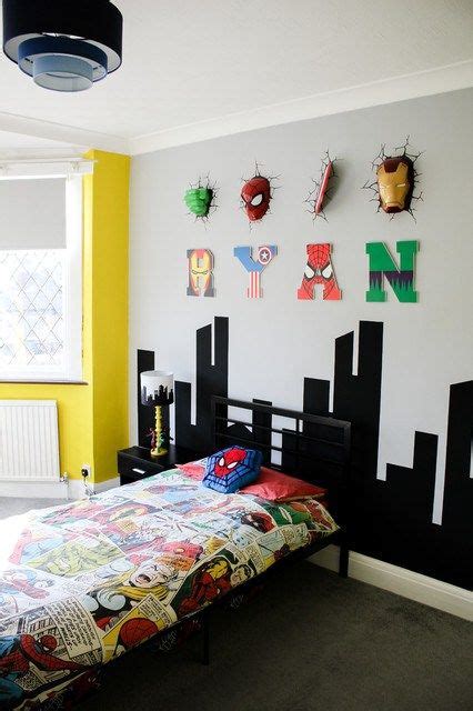 Superhero theme now can be used for everyone, especially boys who love superhero comics very much. 5 Steps to The Perfect Superhero Bedroom | Boys room decor ...