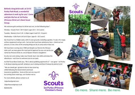 1st Purley Leaflet 1st Purley Scout Group