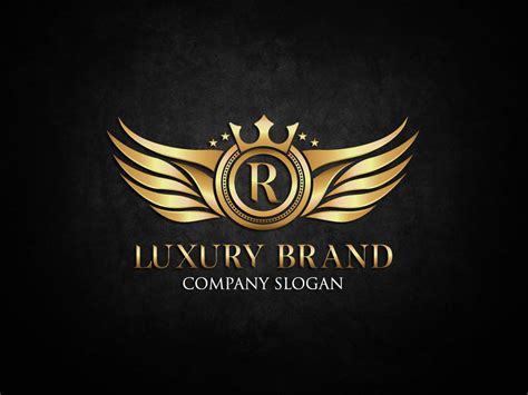 Luxury Gold Logos Elegant Emblem Monogram Luxury Logo Etsy Elegant