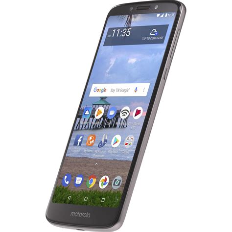 Refurbished Motorola XT1920DL Tracfone Motorola Moto E5 4G LTE Prepaid Smartphone - Walmart.com ...