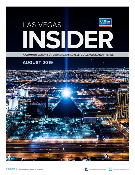 Las Vegas Insider August 2019 By Colliers Las Vegas Issuu