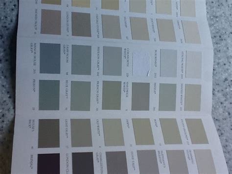 Farrow And Ball Colour Chart Color Chart House Exterior Color