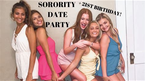Sorority Date Party 21st Birthday University Of Alabama Youtube