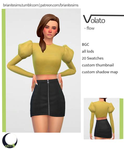 Sims 4 Maxis Match Skater Skirt