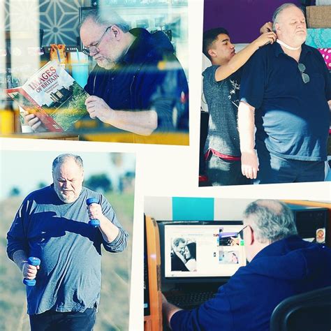 Thomas markle wedding photo shoot. Meghan Markle's Dad Thomas Preps for the Royal Wedding