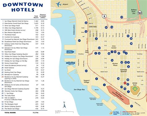 In addition, while staying at doubletree san diego which popular attractions are close to doubletree hotel san diego downtown? Downtown San Diego hotel map