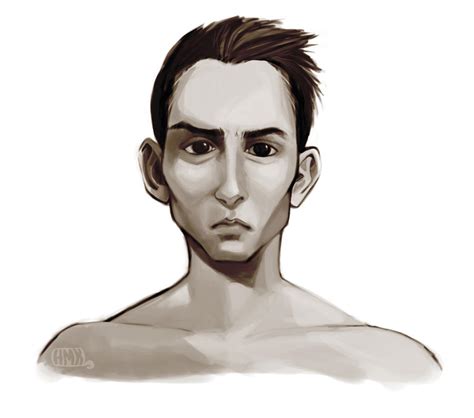 Male Face Sketch By Cplsquee On Deviantart