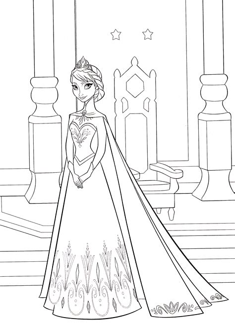 Elsa Coloring Pages